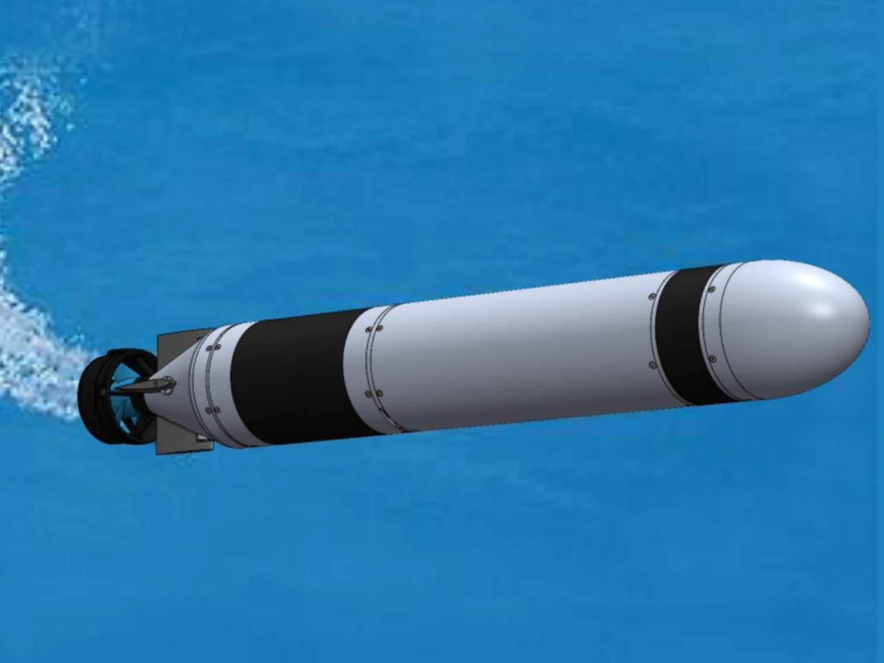 Original Altair render of the EMATT MKI underwater target